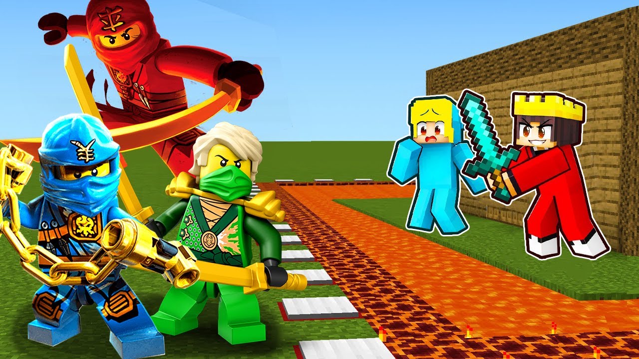 LEGO NINJAS VS SICHERSTES HAUS! - Minecraft