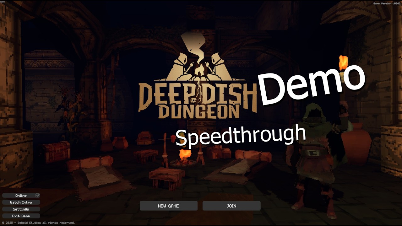 Deep Dish Dungeon Demo: Main Progression