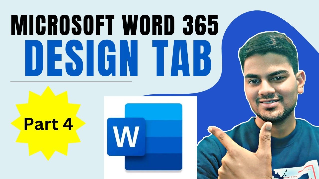 MS Word Design Tab Complete Guide | Themes, Page Borders & More