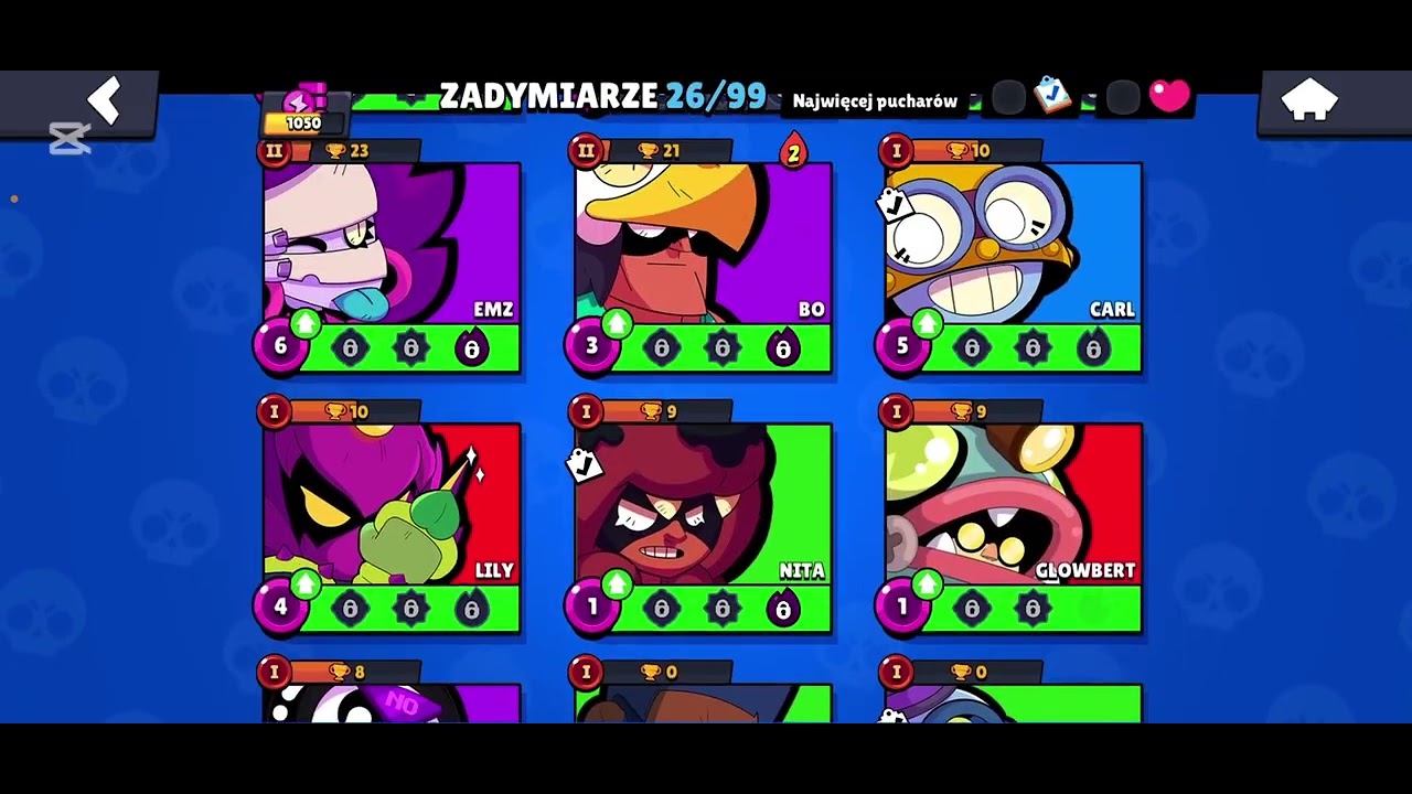 Zagrałem by zdobyć 1100 pucharków (Brawl Stars)