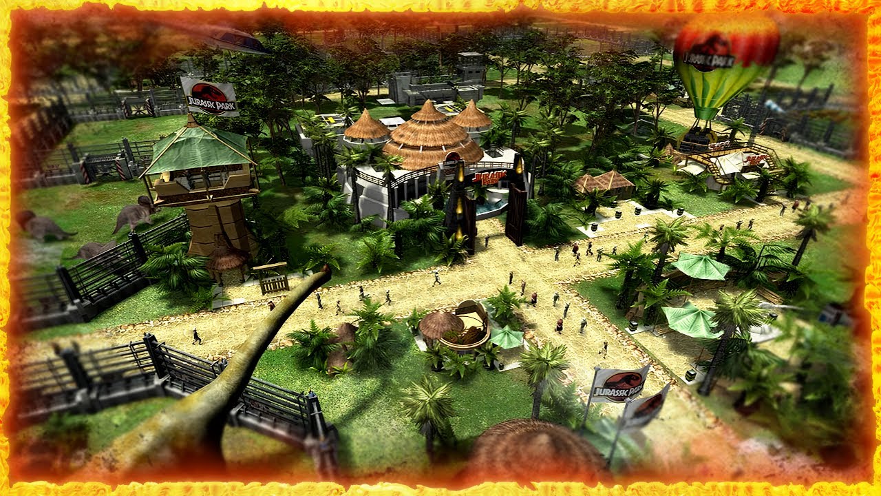 I went BACK to JURASSIC PARK'S OLDEST BUILDING GAME!