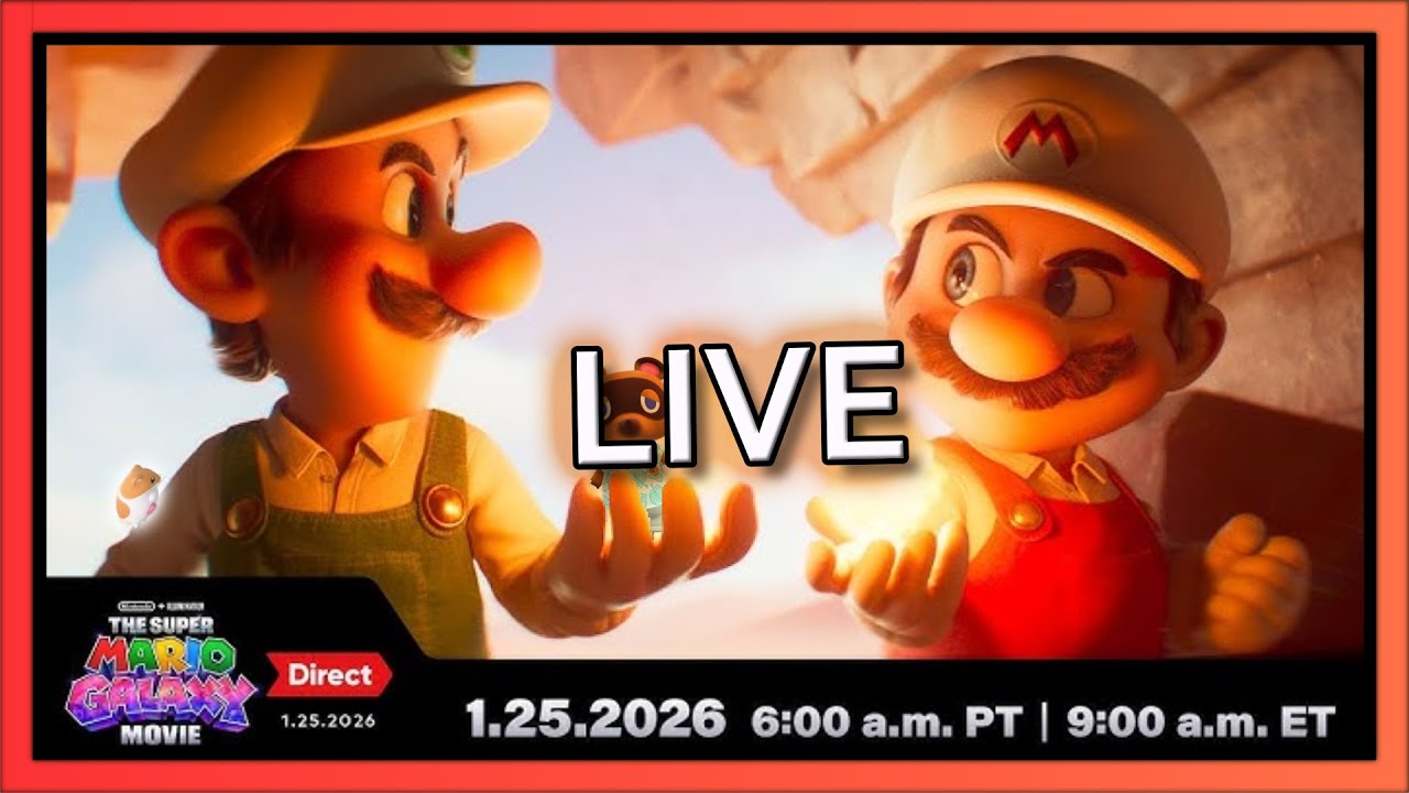 Mario Galaxy Movie Direct + some Animal Crossing maybe unless they announce Galaxy 3 (they wont)