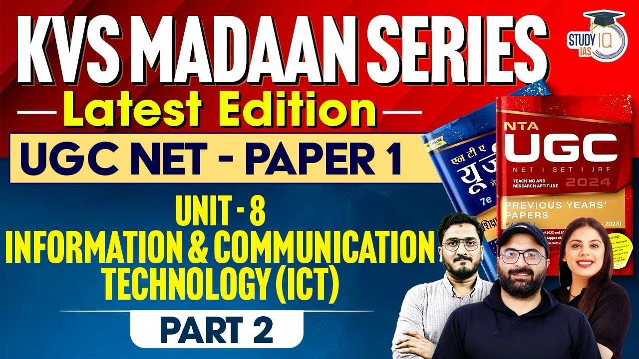UGC NET 2024 | KVS Madaan Ugc Net | UGC NET Paper 1 | KVS Madaan Series | Unit 8 ICT | Part 2