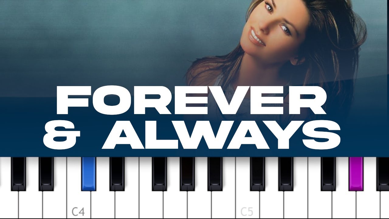 Shania Twain - Forever And For Always (piano tutorial)