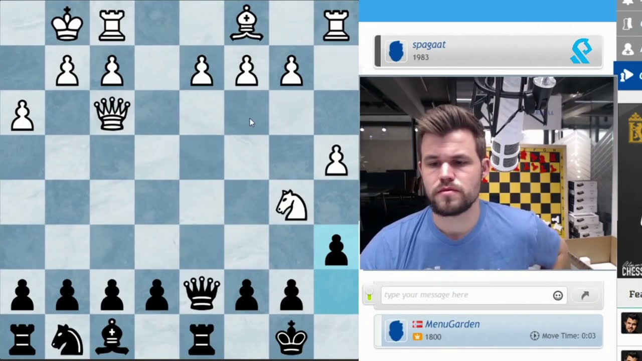An idiot commentates high level chess