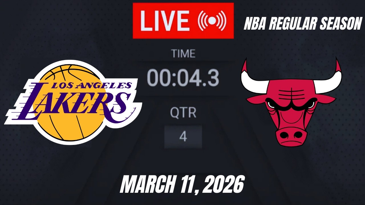 NBA LIVE! Los Angeles Lakers vs Chicago Bulls | March 11, 2026 Lakers vs Bulls 2K26