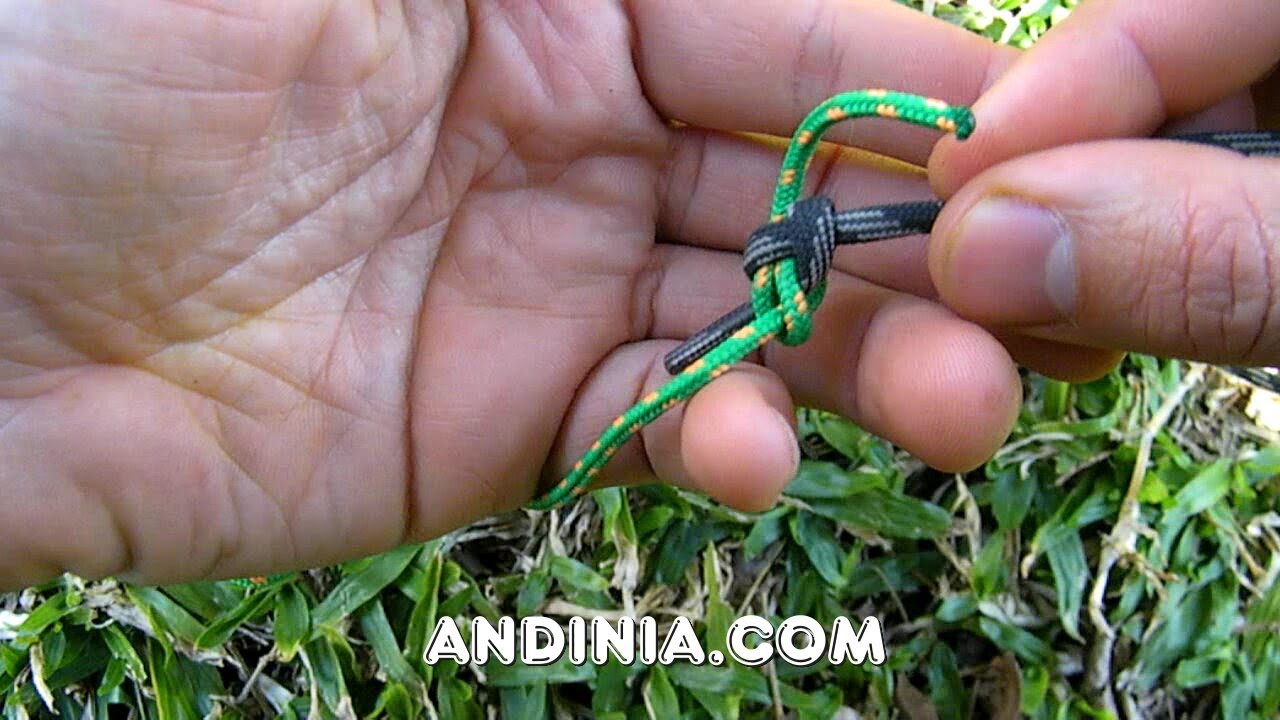 Nudo de ajuste doble - Carrick bend knot - Nó de ajuste