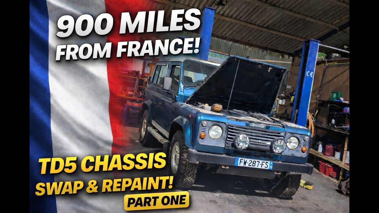 From France to the UK: Saving a TD5 Defender 90 with a New Chassis