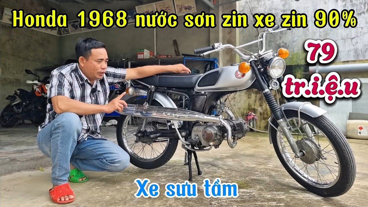 Honda 68 nước sơn zin xe đẹp sưu tầm 79 tr.i.ệ.u 