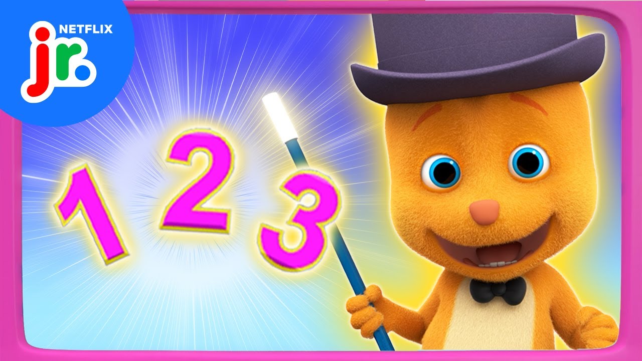 Learn to Count Down to ZERO! 🎩🪄 Word Party Presents: Math! | Netflix Jr