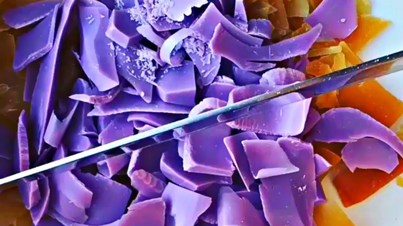 ULTIMATE ASMR SATISFYING SOAP SHAVING CRUNCHING VIDEO COMPILATION