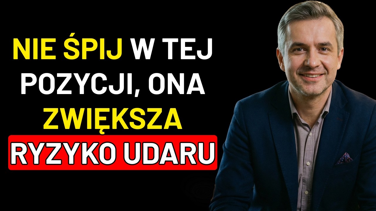 KARDIOCHIRURG OSTRZEGA: spanie w tej pozycji może ZWIĘKSZAĆ RYZYKO UDARU W NOCY