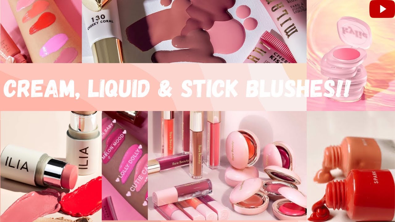 Cream, Stick & Liquid blushes | Cream & Liquid blush | Best Cream & Liquid blush | Blush ceam stick