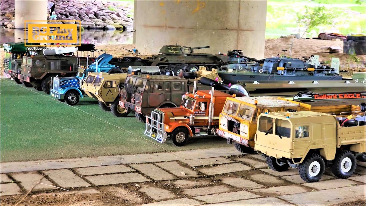 CrossRC DC8, TC6, BC8 & Tamiya Grand Hauler & HG P801, P806 Trailer