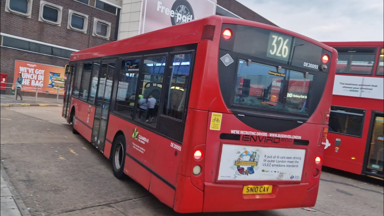 *Kickdown* RATP DE20093 SN10CAV Bus Route 326 (Limp Mode)