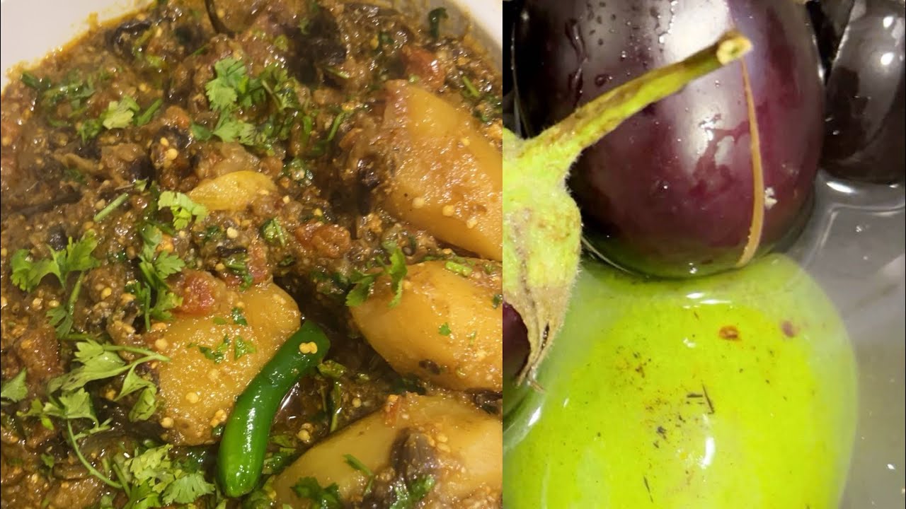 Baingan Gosht Recipe By Sakina Tasty Traditions ( Eggplant Meat and Potatoes)mutton with Potatoes