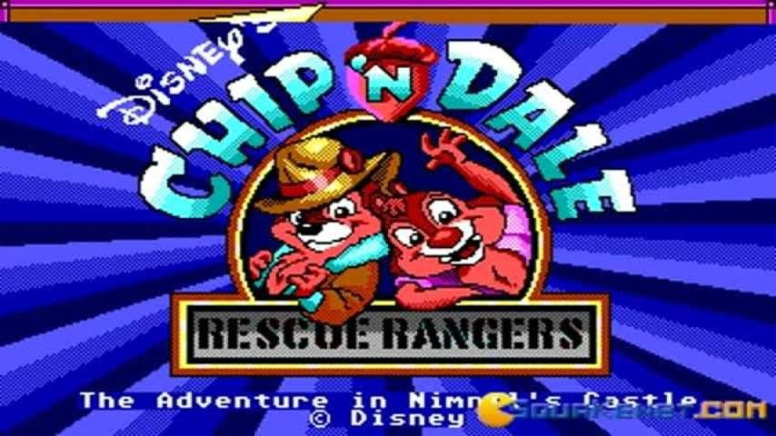 Chip and Dale gameplay (PC Game, 1990)