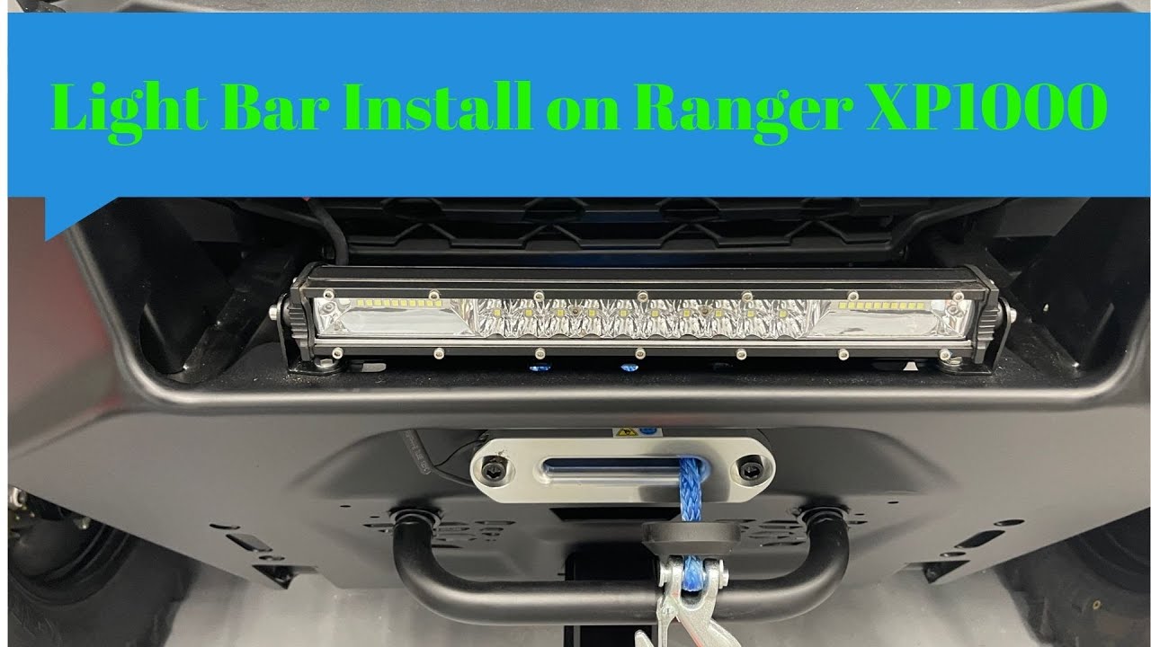 Light Bar Install on Ranger XP1000