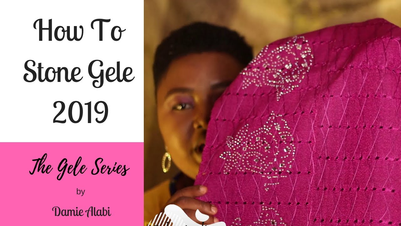 How to stone Aso Oke Gele | Gele Series by The Owanbe Queen #EP30