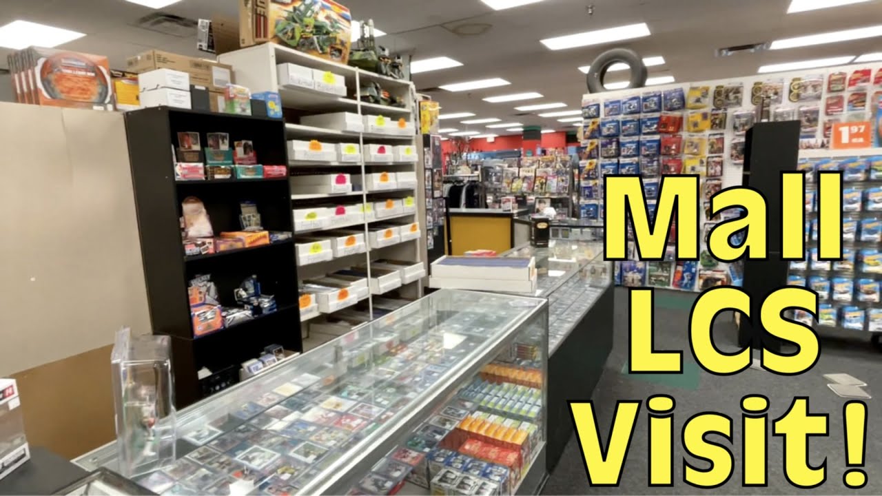 WE VISITED A BASEBALL CARD STORE AT THE MALL!