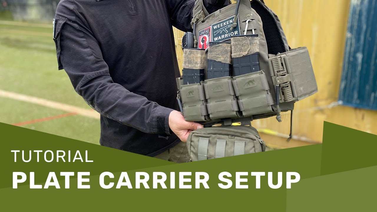 Plate Carrier Setup für Paintball und Airsoft (german)