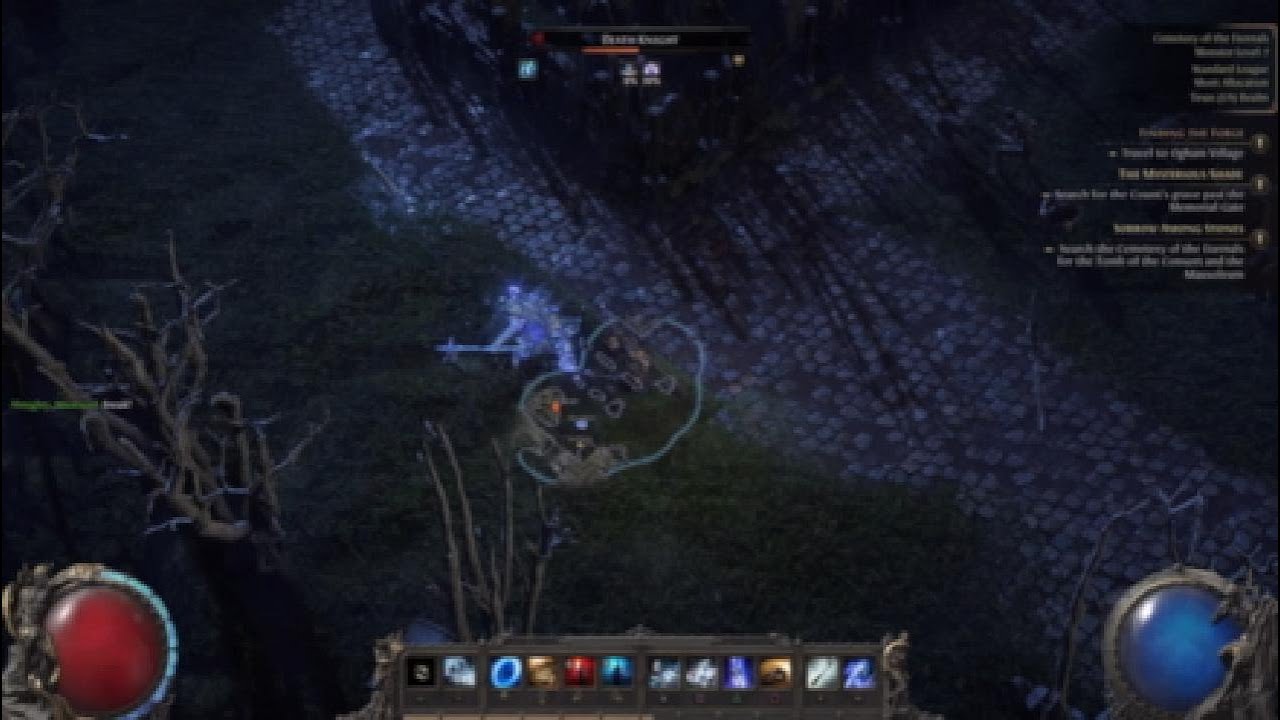 Ice Monk cleanses Cemetery of Eternals