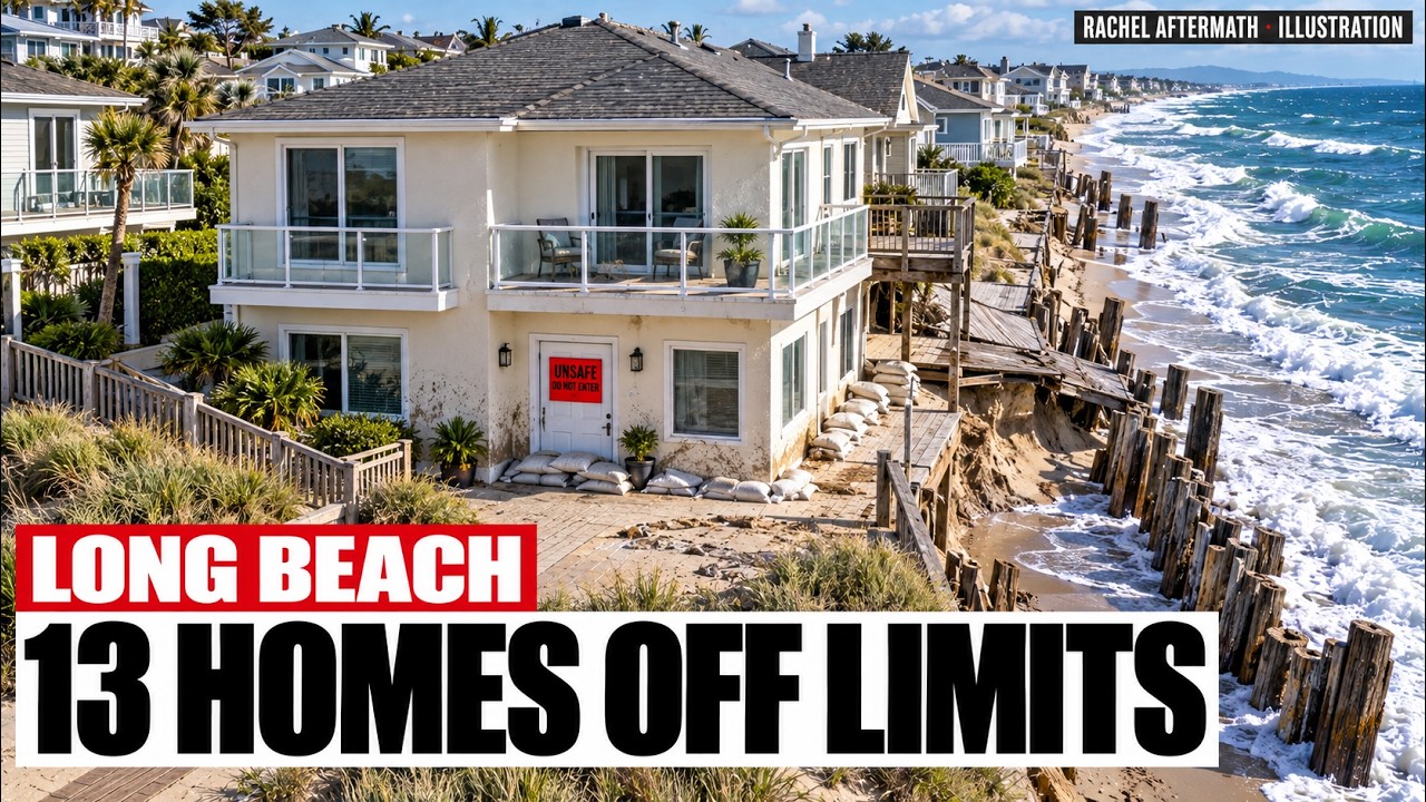 Rachel Left 13 Long Beach Homes Off Limits. Now Comes a $3.6M Wall Bill and $11.4M of Sand