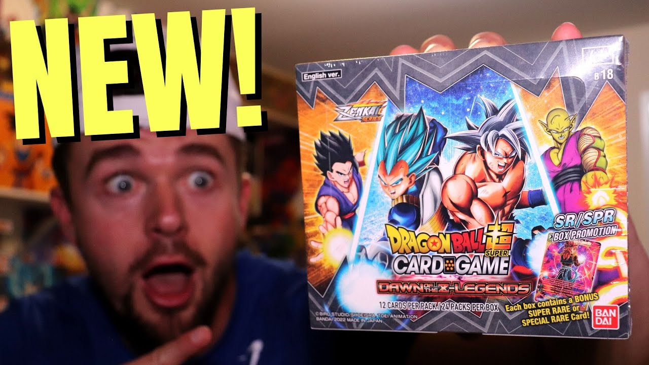 *NEW* Dragon Ball Super Dawn Of The Z Legends Booster Box Opening!