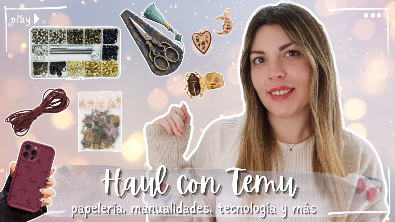 HAUL TEMU | Papelería, manualidades, tecnología y mucho más ✨