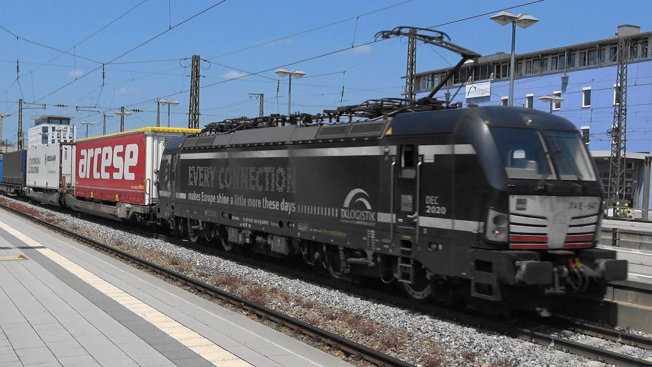Bahnhof Rosenheim: Güterzüge⬅️&➡️ nach 🇦🇹Österreich bzw. 🇮🇹Italien