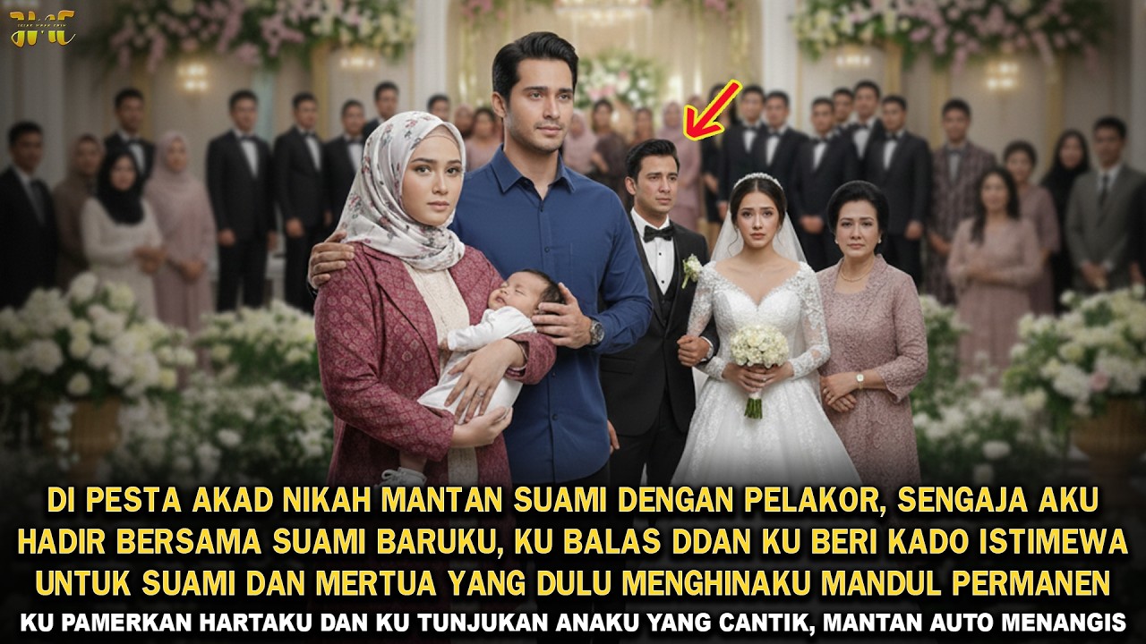 DI PESTA AKAD MANTAN SUAMI DAN PELAKOR SENGAJA KU HADIR, KU BUAT MEREKA MENYESAL & SUJUD FI KAKIKU