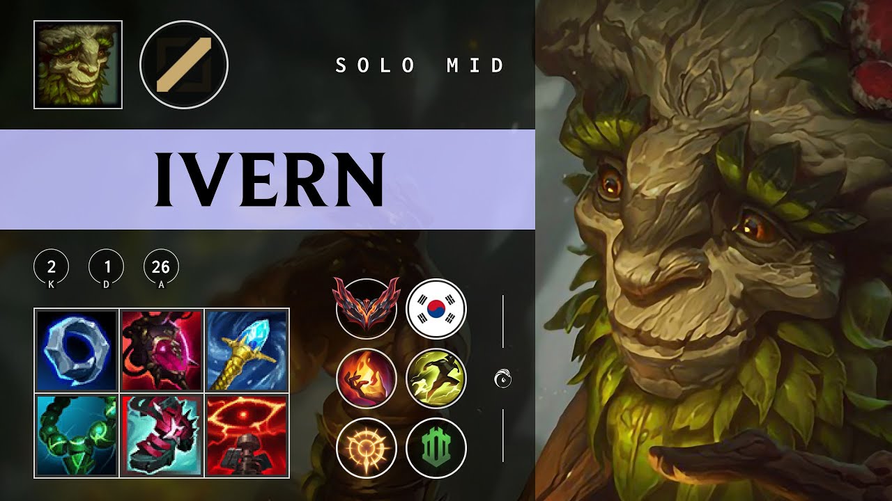 Ivern Mid vs Viktor - KR Grandmaster Patch 25.23