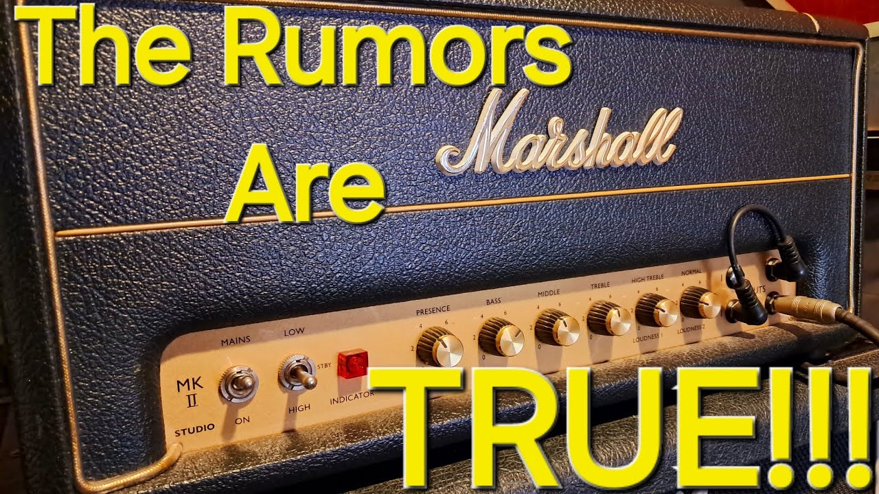 What you can do with a Marshall Studio Plexi 