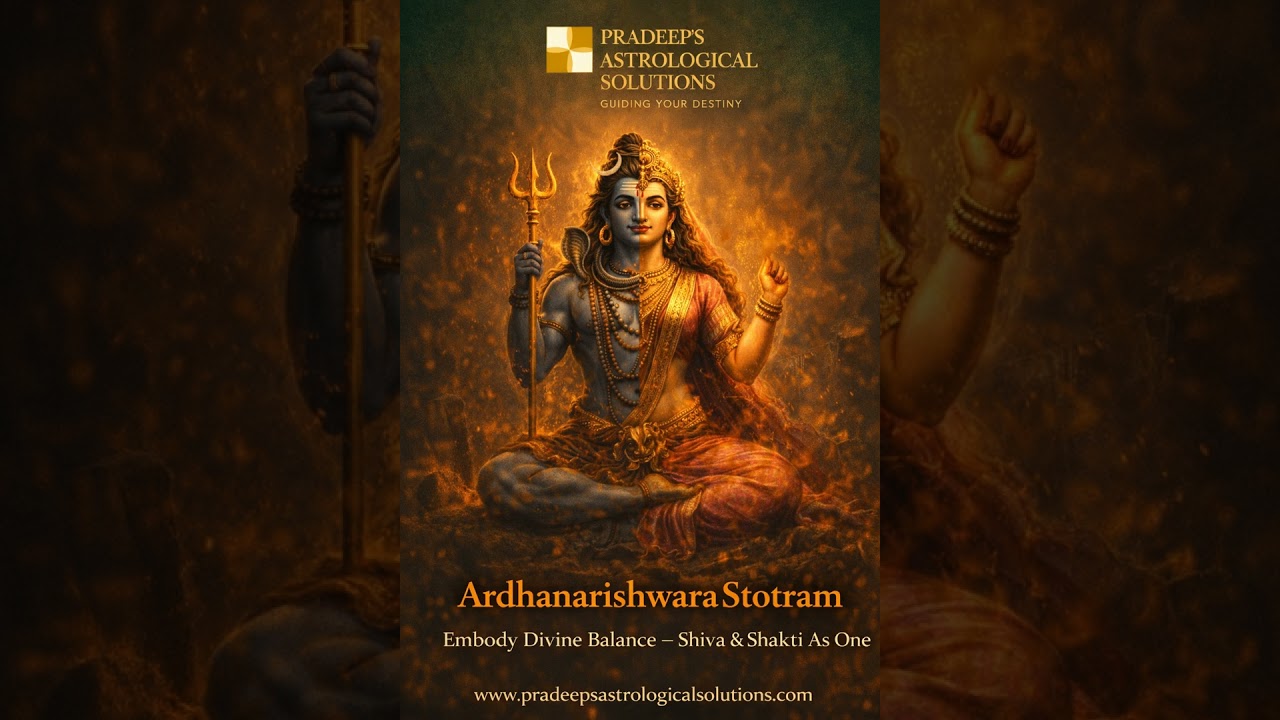 🕉️🔱#Ardhanarishwara Stotram reveals the cosmic balance of masculine & feminine energy.