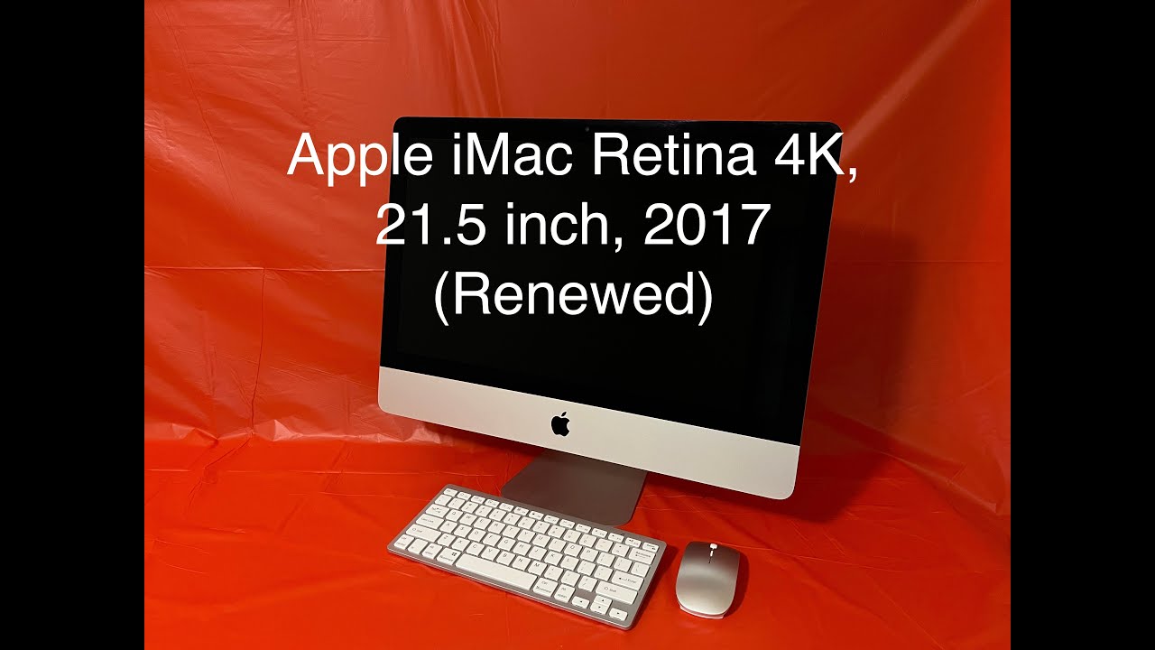 Apple iMac Retina 4K, 21.5 inch, 2017 (Renewed) from Amazon Unboxing.
