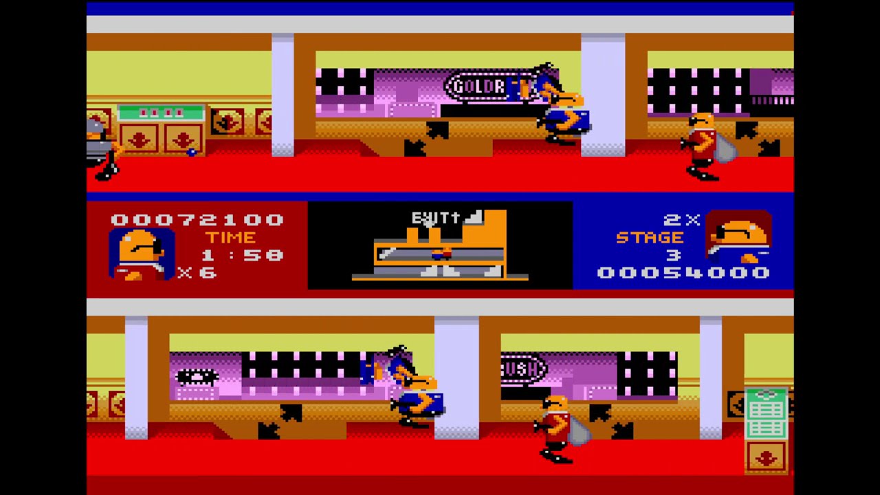 Bonanza Bros - 2 Players (Mega Drive/Genesis)