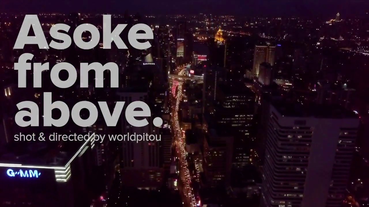 Bangkok Asoke from above - Bangkok Drone DJI Mavic Pro 4K