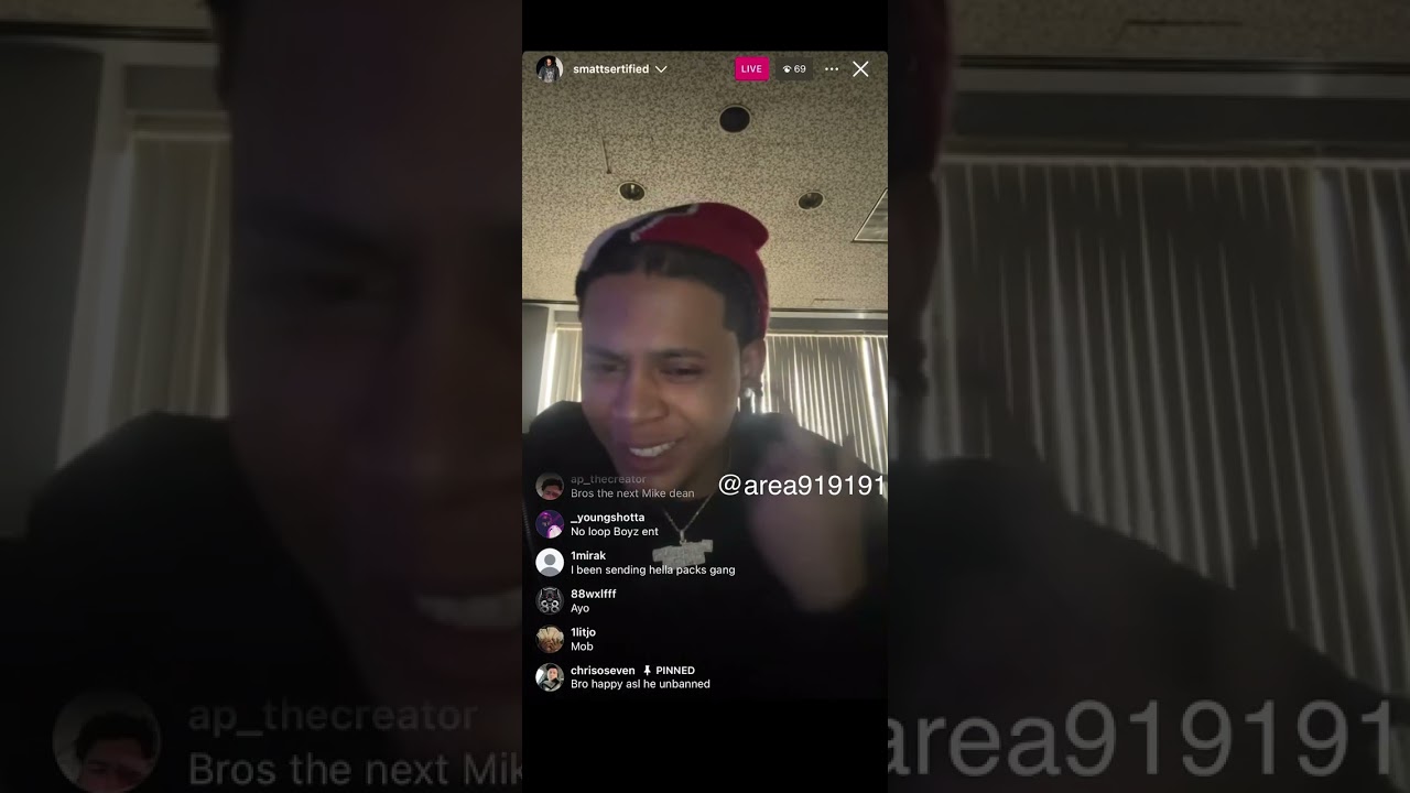 Smatt Sertified Playing Beats On IG Live After Being Banned  *Playing Beats From Mixtape Pluto*🔥🗽🔥