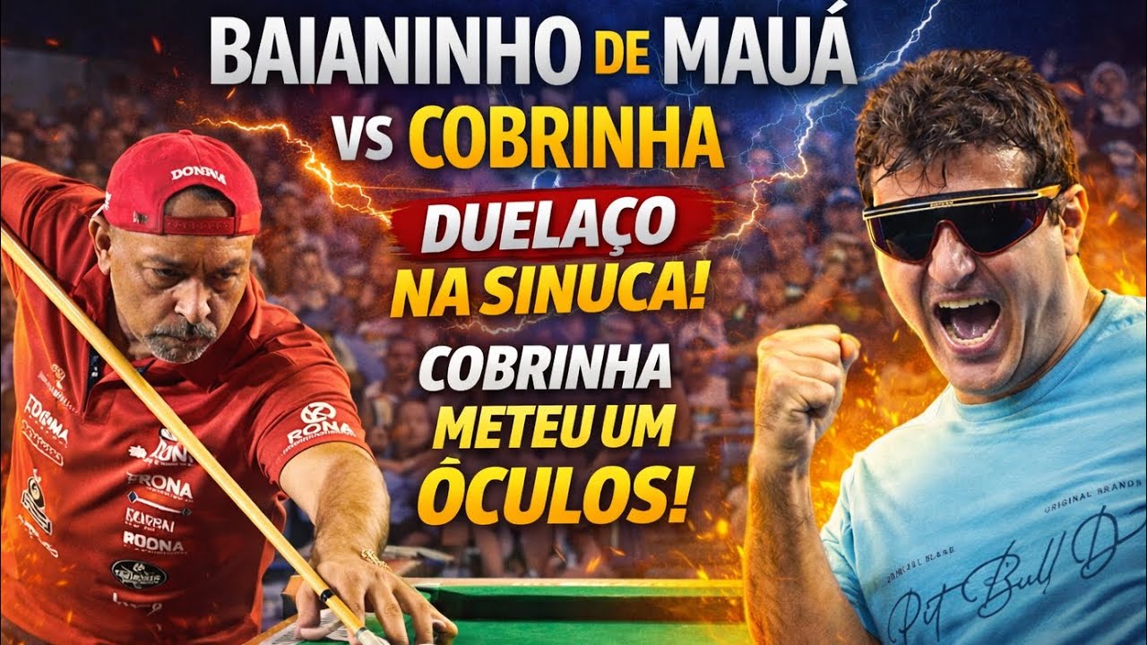 Grande Cl&aacute;ssico! Baianinho de Mau&aacute; vs Cobrinha e o &Oacute;culos Que Chamou Aten&ccedil;&atilde;o&hellip;