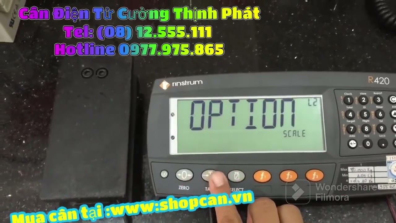 Hướng dẫn hiệu chuẩn đầu cân ô tô RINSTUM R420 - CÂN ĐIỆN TỬ CƯỜNG THỊNH PHÁT