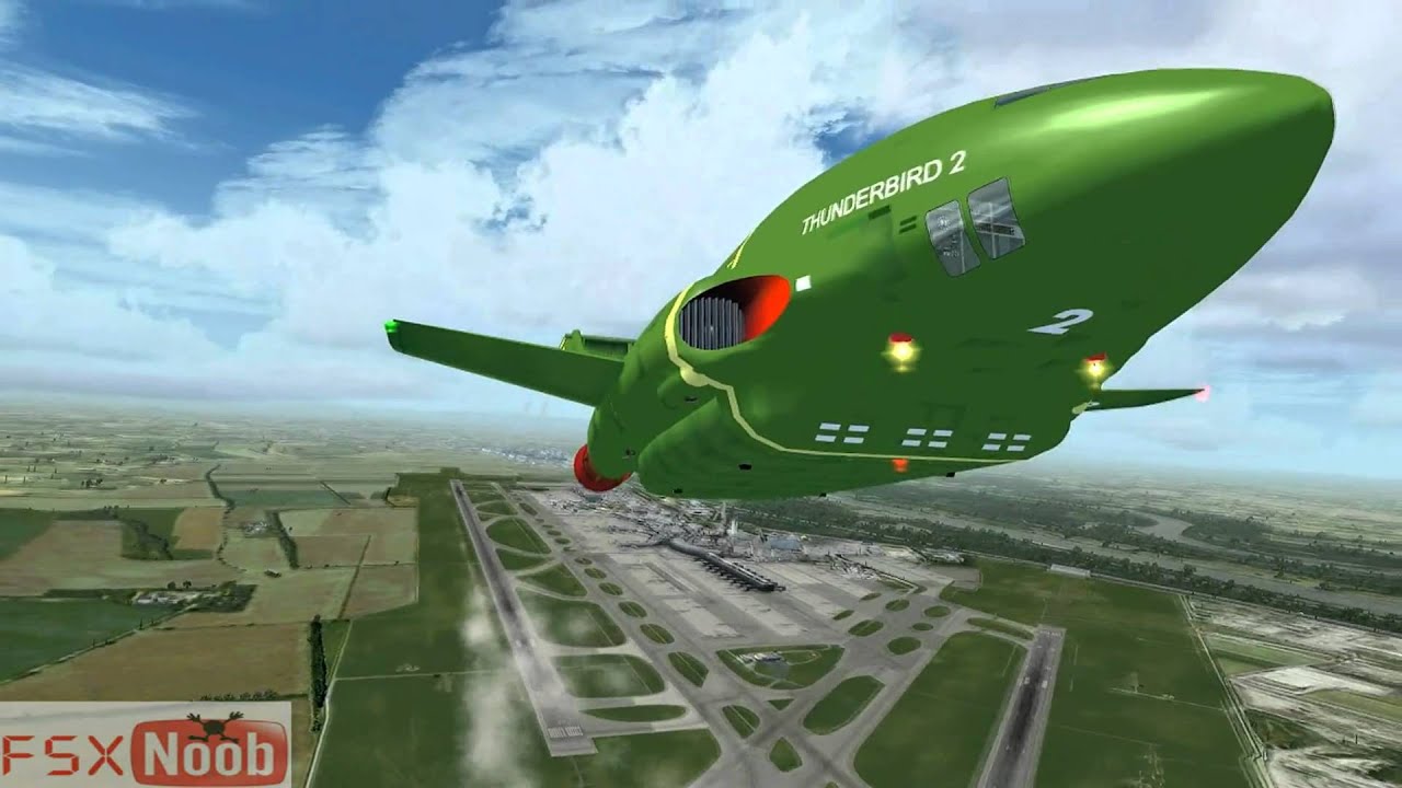 Thunderbirds Sonic Boom Action - FSX Gameplay PC HD