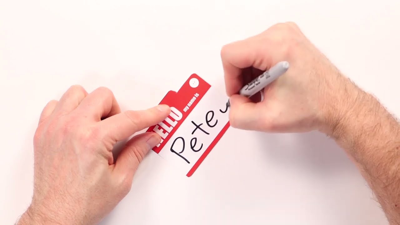 Make an LED Paper Name Tag