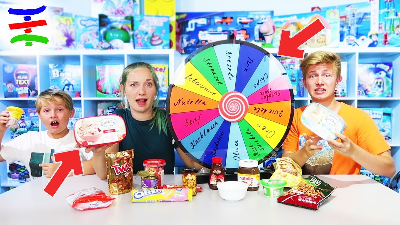 Eis Challenge - EIS machen mit GLÜCKSRAD 🍦  mit  @Ash5ive    @Echtso    @Chrissi    🍭 TipTapTube