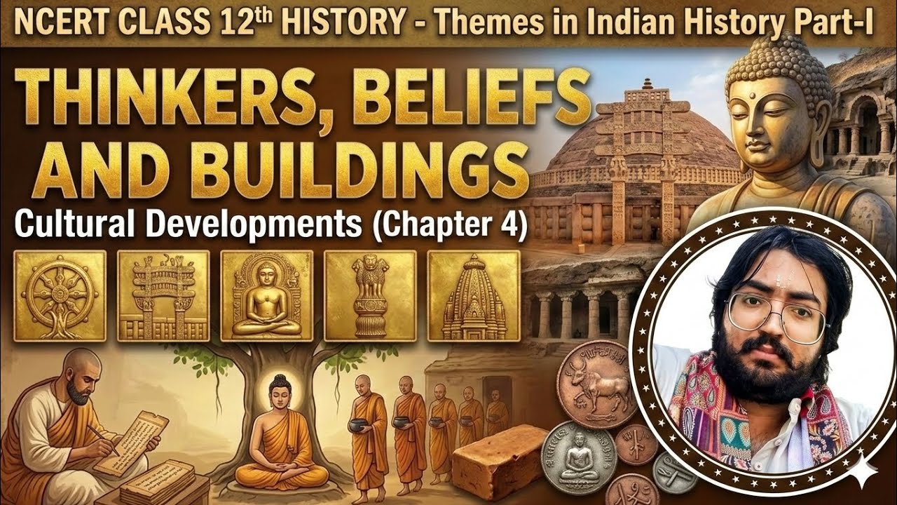 Class-12th History chapter-4 THINKERS, BELIEFS AND BUILDINGS part-2 , ncert for all exams #ncert