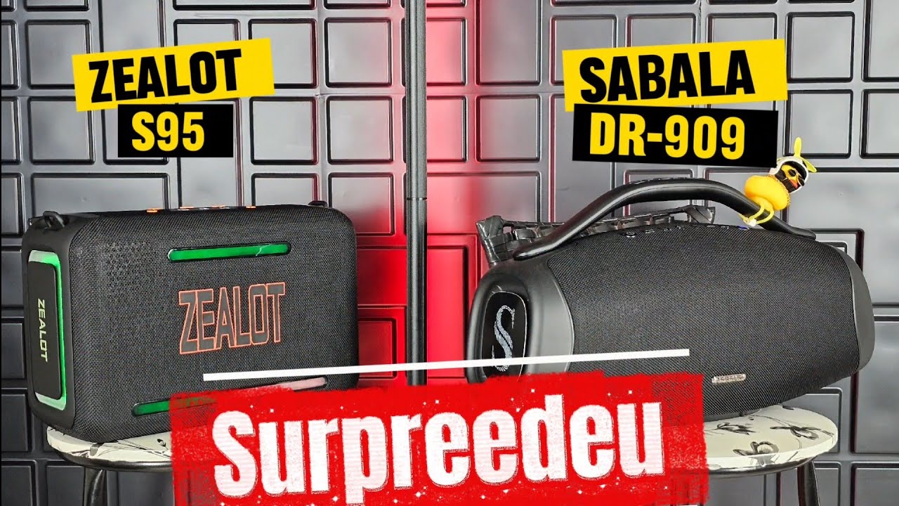 Zealot S95  ❌️ Sabala DR-909. Resultado surpreendente 😲 