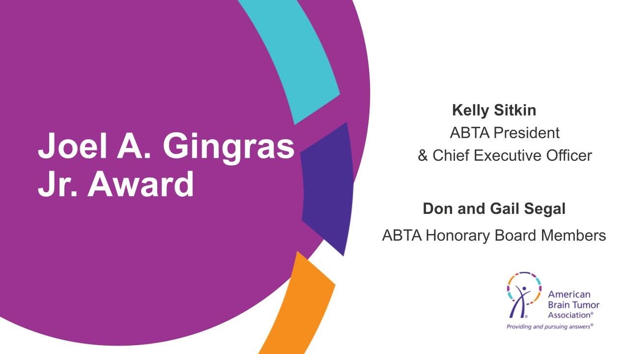 Joel A Gingras Jr Award