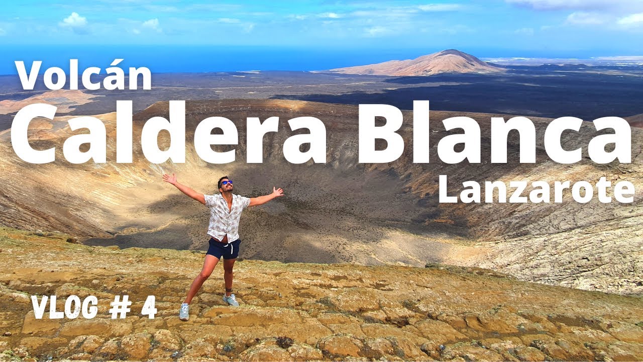 Como VISITAR el VOLCÁN CALDERA BLANCA en LANZAROTE || 4K