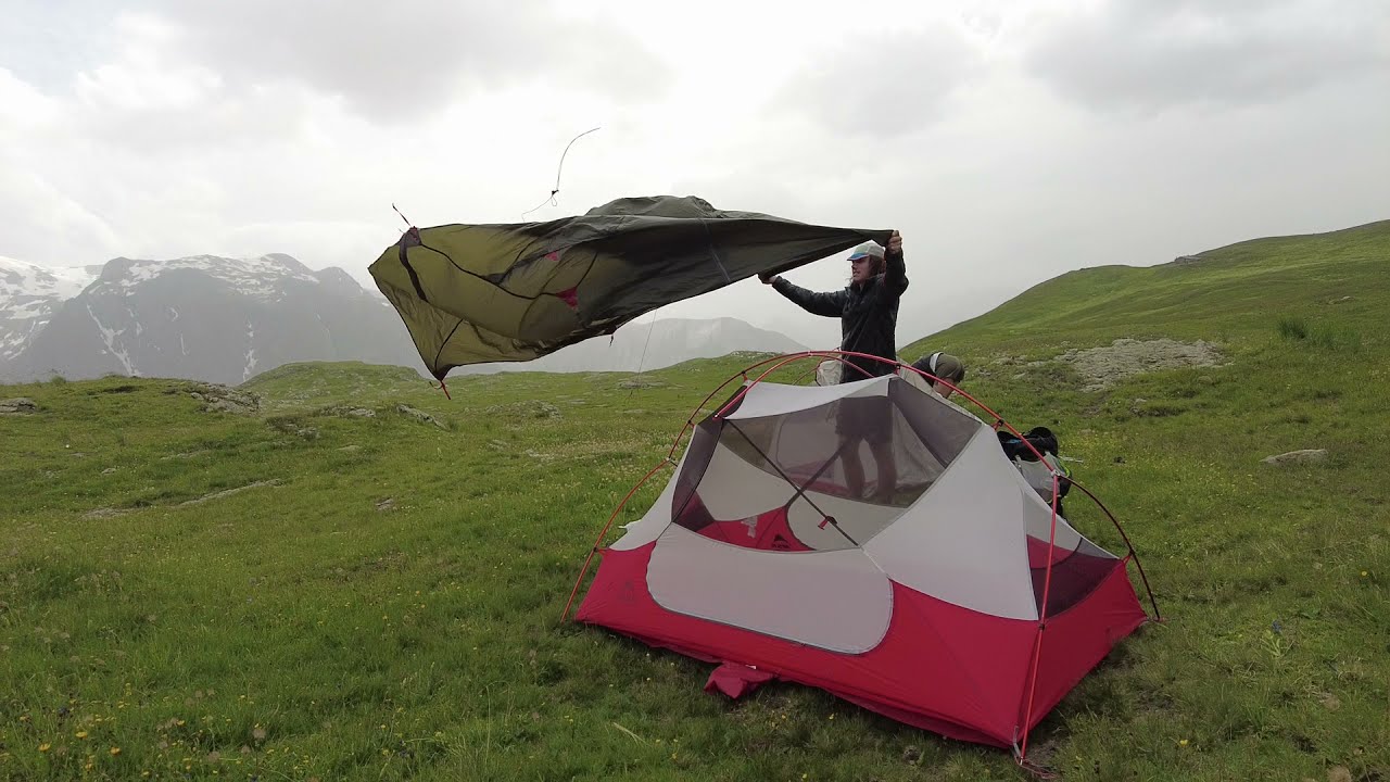 Petite randonnée le tour du plateau d'Emparis dans les ecrins en bivouac
