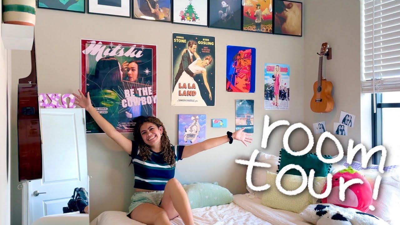 Экскурсия по моей студенческой комнате! | Техасский университет в Остине