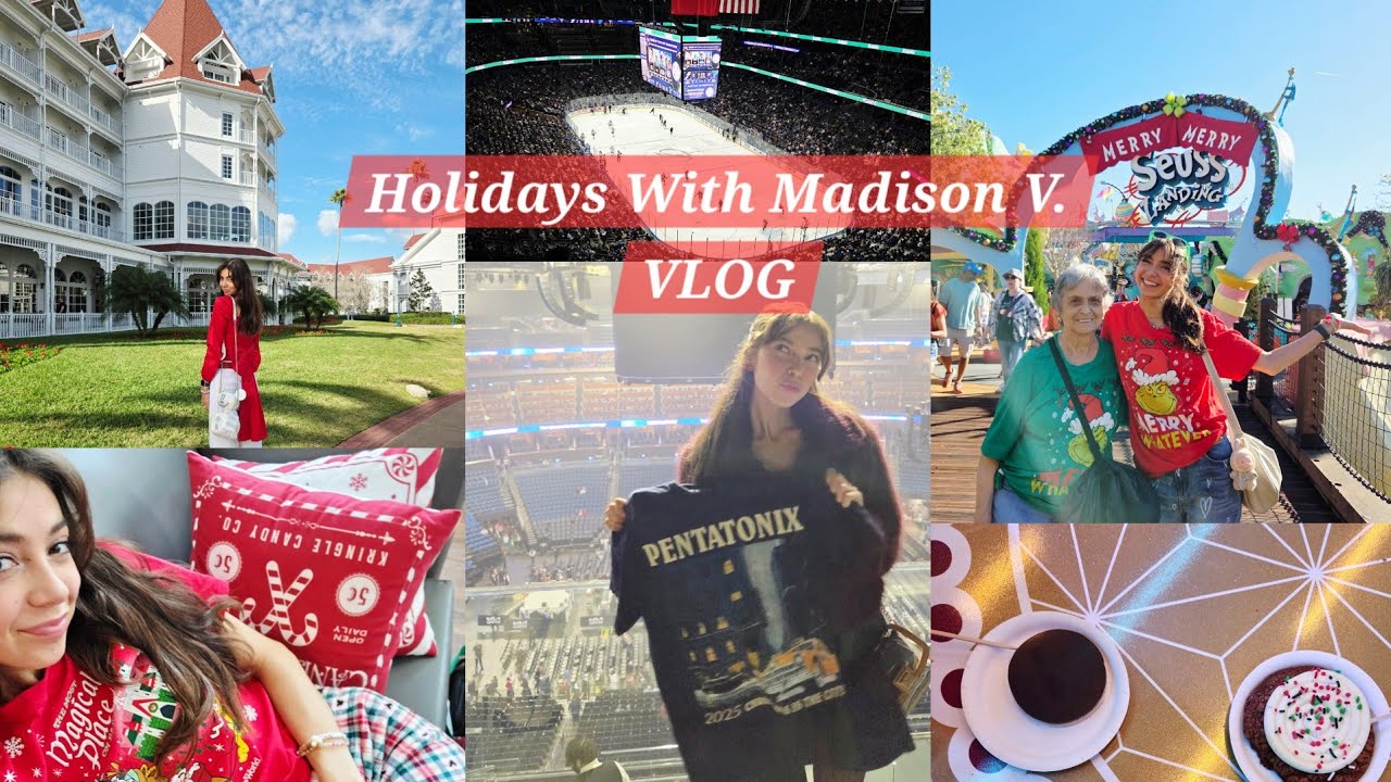 Holidays With Madison V. VLOG🎄🤍💚❣️